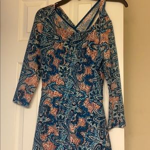 Multi colored design dress